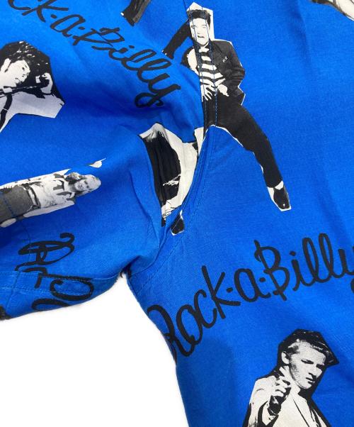 WACKO MARIA（ワコマリア）WACKO MARIA (ワコマリア) ROCKABILLY HAWAIIAN SHIRT S/S　17SS ブルー サイズ:Lの古着・服飾アイテム