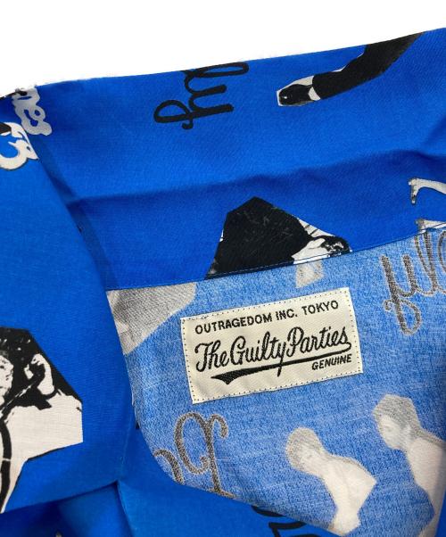 WACKO MARIA（ワコマリア）WACKO MARIA (ワコマリア) ROCKABILLY HAWAIIAN SHIRT S/S　17SS ブルー サイズ:Lの古着・服飾アイテム