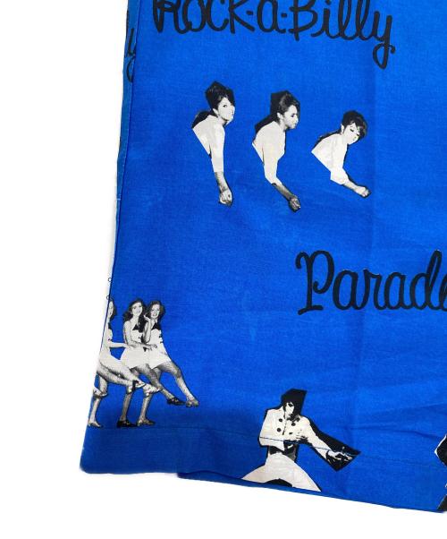 WACKO MARIA（ワコマリア）WACKO MARIA (ワコマリア) ROCKABILLY HAWAIIAN SHIRT S/S　17SS ブルー サイズ:Lの古着・服飾アイテム