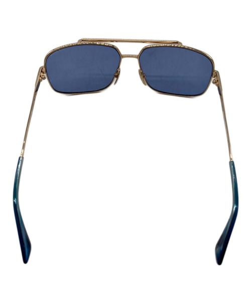 DITA（ディータ）DITA (ディータ) サングラス　DRX-2039 GLD-60 ブルー×ゴールド サイズ:60□14 140の古着・服飾アイテム