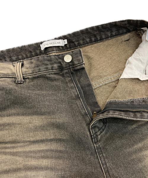 UNUSED.LAB（アンユーズドラブ）UNUSED.LAB (アンユーズドラブ) デニムカーゴパンツ グレー サイズ:Mの古着・服飾アイテム
