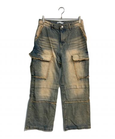 unused 23ss 2トーンウォシュ加工デニムパンツ　インディゴ 3019006482908424_01_9437w.jpeg