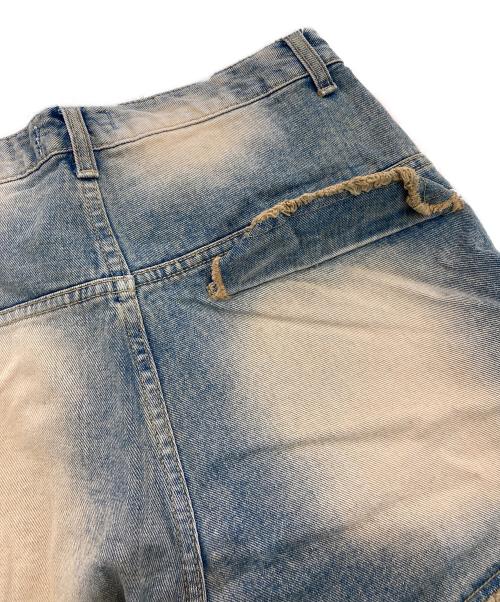 UNUSED.LAB（アンユーズドラブ）UNUSED.LAB (アンユーズドラブ) デニムカーゴパンツ インディゴ サイズ:Mの古着・服飾アイテム