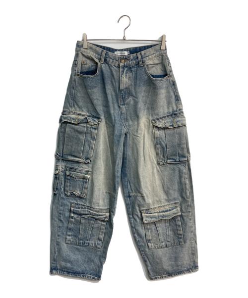 UNUSED.LAB（アンユーズドラブ）UNUSED.LAB (アンユーズドラブ) デニムカーゴパンツ インディゴ サイズ:Mの古着・服飾アイテム