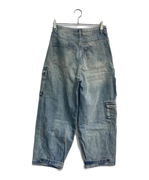 UNUSED.LAB（アンユーズドラブ）UNUSED.LAB (アンユーズドラブ) デニムカーゴパンツ インディゴ サイズ:Mの古着・服飾アイテム