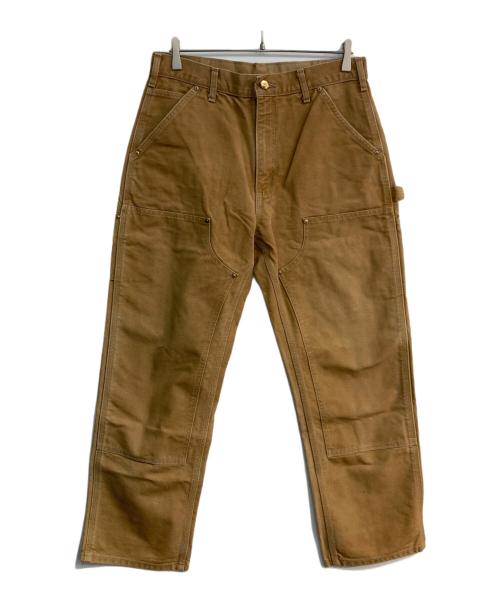 CarHartt（カーハート）CarHartt (カーハート) ダブルニーペインターパンツ　USA製 ブラウン サイズ:33×30の古着・服飾アイテム
