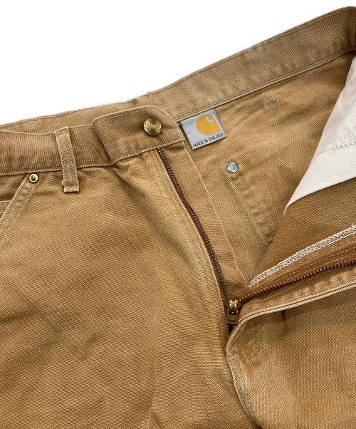 CarHartt（カーハート）CarHartt (カーハート) ダブルニーペインターパンツ　USA製 ブラウン サイズ:33×30の古着・服飾アイテム