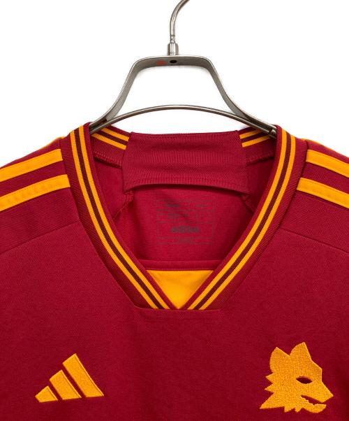adidas（アディダス）adidas (アディダス) ASローマ ASR 2023-24 ホーム レプリカユニフォーム レッド サイズ:Lの古着・服飾アイテム