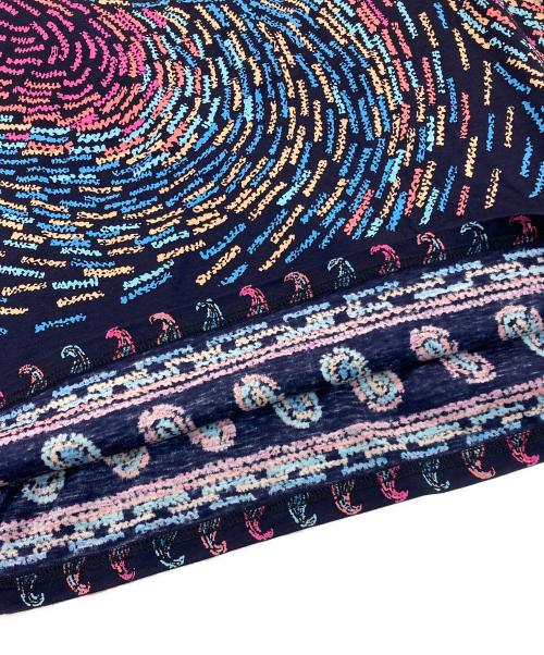 LEONARD（レオナール）LEONARD (レオナール) 半袖総柄カットソー　0339610 ネイビー×ピンク サイズ:42の古着・服飾アイテム