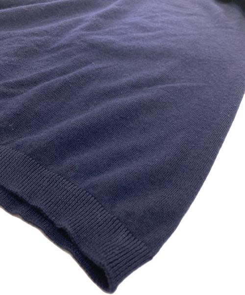 JIL SANDER（ジルサンダー）JIL SANDER (ジルサンダー) Vネックニット　KW754010 WY220708 ネイビー サイズ:34の古着・服飾アイテム