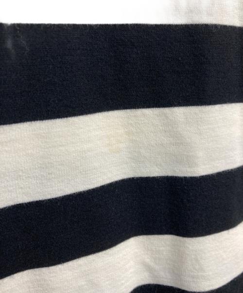 COGTHEBIGSMOKE（コグザビッグスモーク）COGTHEBIGSMOKE (コグザビッグスモーク) IVY RUGBY JERSEY　9101-156-915-1 ホワイト×ブラック サイズ:-の古着・服飾アイテム