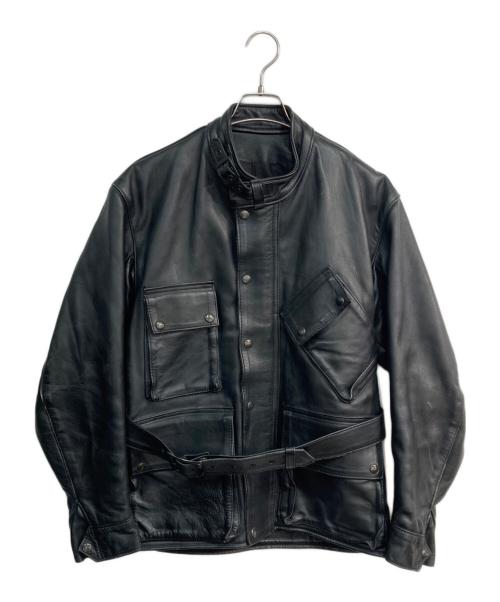 VANSON（バンソン）VANSON (バンソン) TTレザーモーターサイクルジャケット　0777B13 ブラック サイズ:38の古着・服飾アイテム