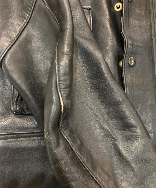 VANSON（バンソン）VANSON (バンソン) TTレザーモーターサイクルジャケット　0777B13 ブラック サイズ:38の古着・服飾アイテム