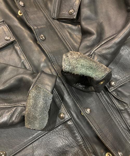 VANSON（バンソン）VANSON (バンソン) TTレザーモーターサイクルジャケット　0777B13 ブラック サイズ:38の古着・服飾アイテム