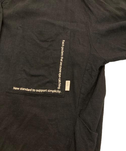 Ayane（アヤネ）ayane (アヤネ) レーヨン麻タックシャツ　832613 ブラック サイズ:38の古着・服飾アイテム