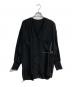 ayane（アヤネ）の古着「レーヨン麻タックシャツ　832613」｜ブラック