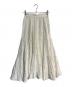 CADUNE（カデュネ）の古着「ティアードスカート　74332160」｜アイボリー