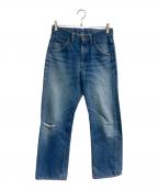 LEEリー）の古着「デニムパンツ　UNIONチケット 70‘s イエローステッチ　200-0041」｜インディゴ
