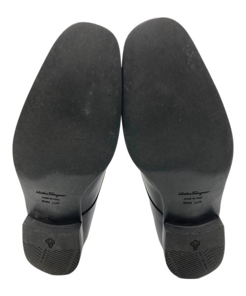 Salvatore Ferragamo（サルヴァトーレ フェラガモ）Salvatore Ferragamo (サルヴァトーレ フェラガモ) レザーシューズ ブラック サイズ:9の古着・服飾アイテム