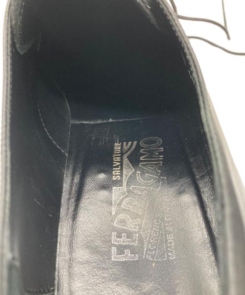 Salvatore Ferragamo（サルヴァトーレ フェラガモ）Salvatore Ferragamo (サルヴァトーレ フェラガモ) レザーシューズ ブラック サイズ:9の古着・服飾アイテム