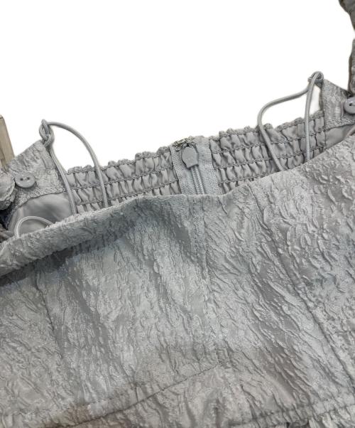 Lily Brown（リリーブラウン）Lily Brown (リリーブラウン) 3Wayジャガードペプラムビスチェ　LWFT244028 ライトグレー サイズ:Freeの古着・服飾アイテム