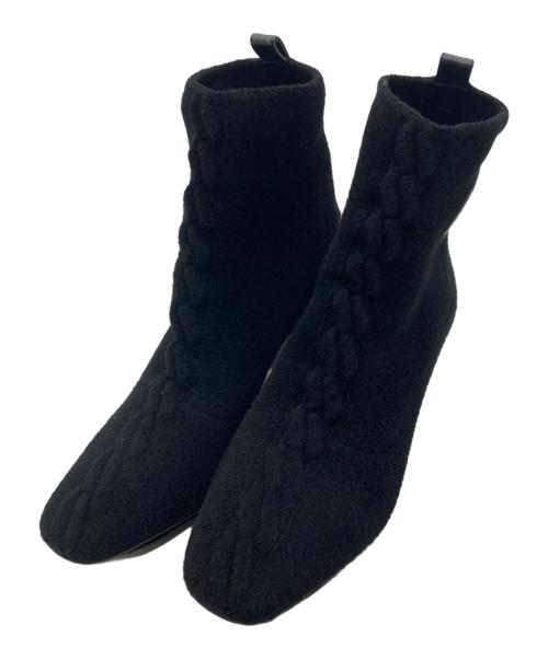 HERMES（エルメス）HERMES (エルメス) ショートブーツ（ヴォルヴェール 60） ブラック サイズ: 37 1/2の古着・服飾アイテム