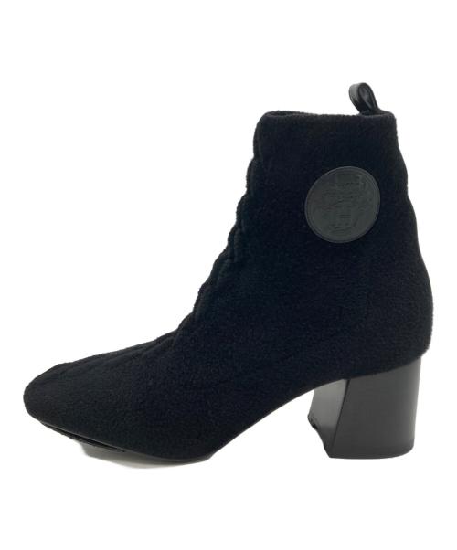 HERMES（エルメス）HERMES (エルメス) ショートブーツ（ヴォルヴェール 60） ブラック サイズ: 37 1/2の古着・服飾アイテム