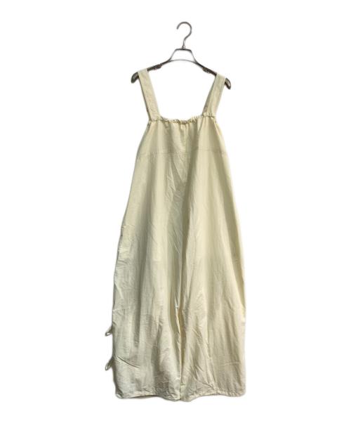MAISON SPECIAL（メゾンスペシャル）MAISON SPECIAL (メゾンスペシャル) Side Ribbon Voluminous Rompers　21241265313 アイボリー サイズ:38の古着・服飾アイテム