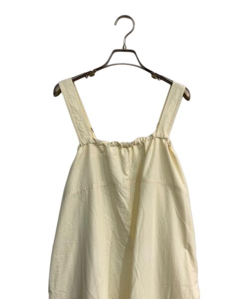 MAISON SPECIAL（メゾンスペシャル）MAISON SPECIAL (メゾンスペシャル) Side Ribbon Voluminous Rompers　21241265313 アイボリー サイズ:38の古着・服飾アイテム