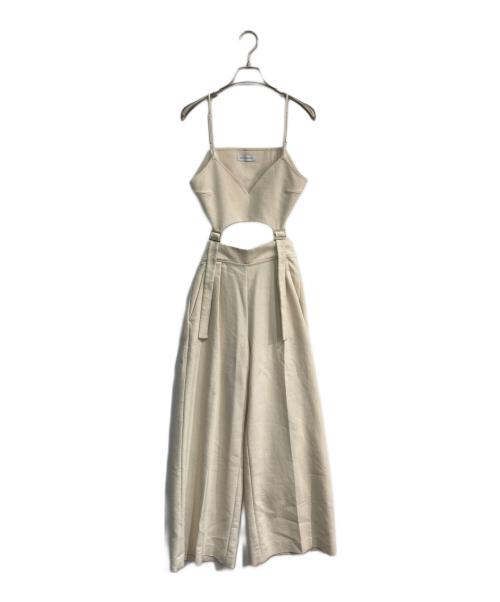 MAISON SPECIAL（メゾンスペシャル）MAISON SPECIAL (メゾンスペシャル) リネンセットオールインワン　21221265403 アイボリー サイズ:38の古着・服飾アイテム