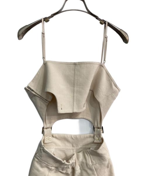 MAISON SPECIAL（メゾンスペシャル）MAISON SPECIAL (メゾンスペシャル) リネンセットオールインワン　21221265403 アイボリー サイズ:38の古着・服飾アイテム