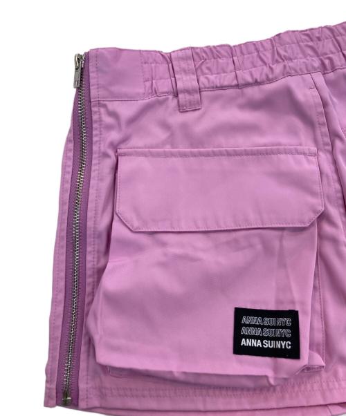ANNA SUI（アナスイ）ANNA SUI (アナスイ) シャカ2ビッグポケットショートスカート　13234041-1 ピンク サイズ:Lの古着・服飾アイテム