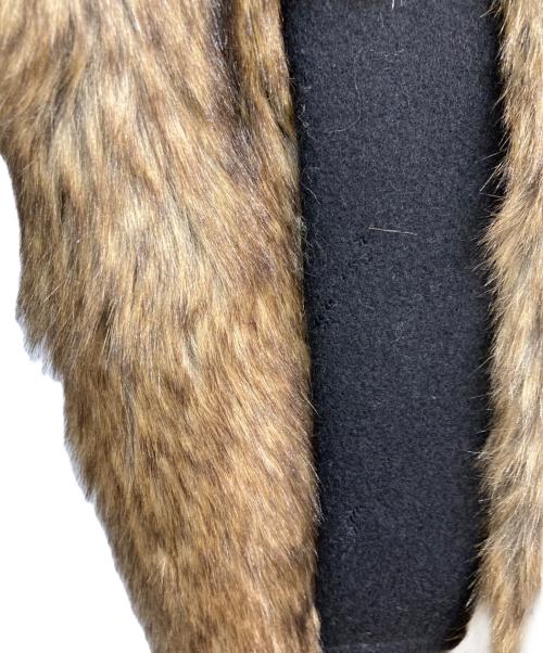 MAISON SPECIAL（メゾンスペシャル）MAISON SPECIAL (メゾンスペシャル) 切替デザインロングコート ブラック×ブラウン サイズ:ｆｒｅｅの古着・服飾アイテム