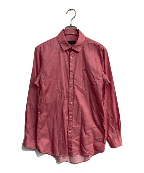 BURBERRY BLACK LABEL（バーバリーブラックレーベル）BURBERRY BLACK LABEL (バーバリーブラックレーベル) ロングスリーブシャツ　D1L10-107-16 ピンク サイズ:39の古着・服飾アイテム