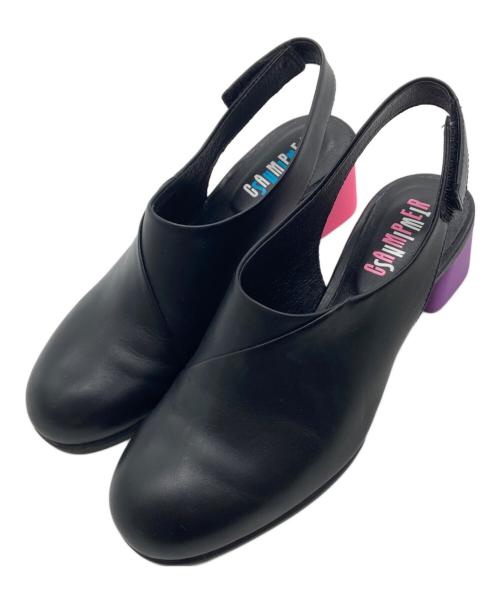 CAMPER（カンペール）CAMPER (カンペール) ミディアムヒールパンプス	Twins　K200833-003 ブラック サイズ:35の古着・服飾アイテム