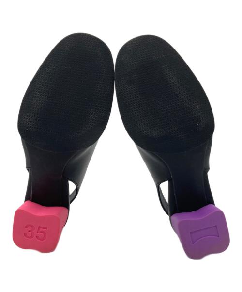 CAMPER（カンペール）CAMPER (カンペール) ミディアムヒールパンプス	Twins　K200833-003 ブラック サイズ:35の古着・服飾アイテム