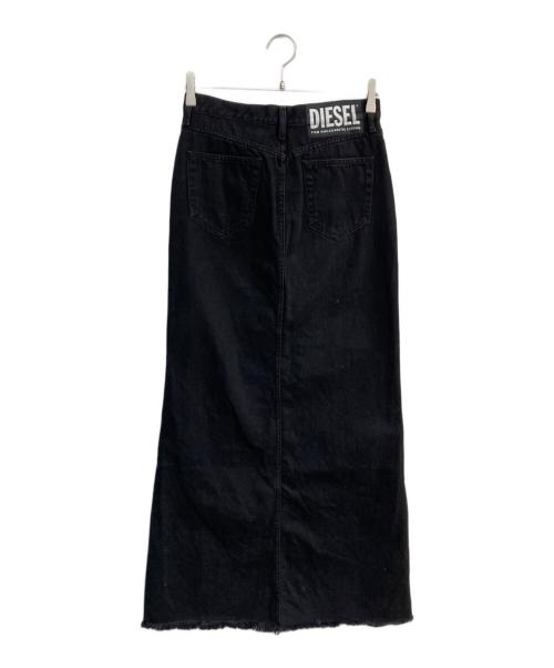 DIESEL（ディーゼル）DIESEL (ディーゼル) デニムデザインスカート　DE-ANGIE ブラック サイズ:26の古着・服飾アイテム