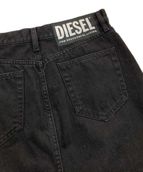 DIESEL（ディーゼル）DIESEL (ディーゼル) デニムデザインスカート　DE-ANGIE ブラック サイズ:26の古着・服飾アイテム