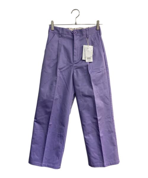 UNIVERSAL OVERALL（ユニバーサルオーバーオール）UNIVERSAL OVERALL (ユニバーサルオーバーオール) B:MING LIFE STORE (ビーミングライフストア) タックワイドパンツ　U2112679BL パープル サイズ:S 未使用品の古着・服飾アイテム
