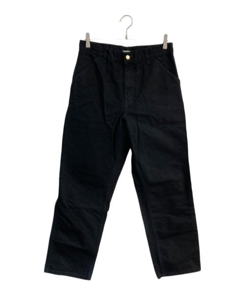 Carhartt WIP（カーハート ワーク イン プログレス）CARHARTT WIP (カーハート ワークインプログレス) single knee pant　19PO06305 ブラック サイズ:W30L32の古着・服飾アイテム