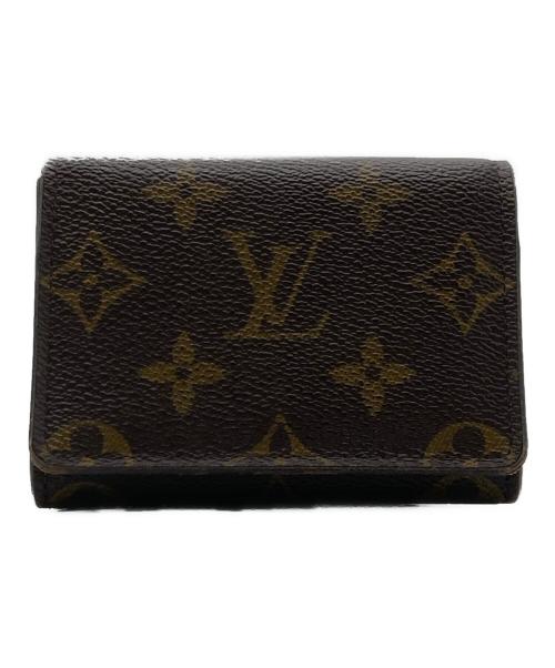 LOUIS VUITTON（ルイ ヴィトン）LOUIS VUITTON (ルイ ヴィトン) カードケース アンヴェロップ・カルト ドゥ ヴィジット ブラウンの古着・服飾アイテム
