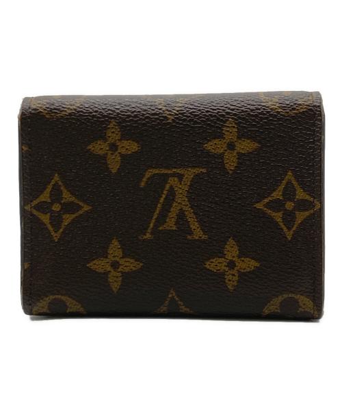 LOUIS VUITTON（ルイ ヴィトン）LOUIS VUITTON (ルイ ヴィトン) カードケース アンヴェロップ・カルト ドゥ ヴィジット ブラウンの古着・服飾アイテム