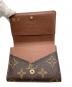 中古・古着 LOUIS VUITTON (ルイ ヴィトン) カードケース アンヴェロップ・カルト ドゥ ヴィジット ブラウン：10000円