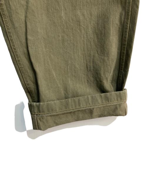 BUZZ RICKSON'S（バズリクソンズ）BUZZ RICKSON'S (バズリクソンズ) U.S.MARINE CORPS HERRINGBONE PANTS　U.S.M.C. M-1944 復刻モデル　BR42340 カーキ サイズ:36の古着・服飾アイテム