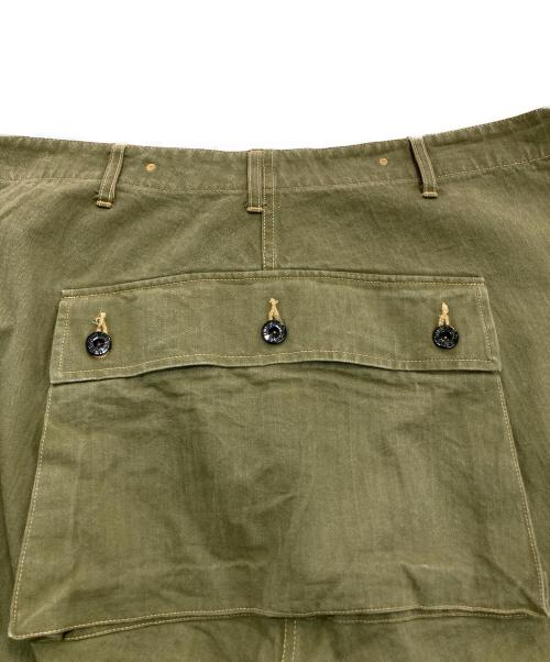 BUZZ RICKSON'S（バズリクソンズ）BUZZ RICKSON'S (バズリクソンズ) U.S.MARINE CORPS HERRINGBONE PANTS　U.S.M.C. M-1944 復刻モデル　BR42340 カーキ サイズ:36の古着・服飾アイテム