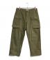 BUZZ RICKSON'S（バズリクソンズ）の古着「U.S.MARINE CORPS HERRINGBONE PANTS　U.S.M.C. M-1944 復刻モデル　BR42340」｜カーキ