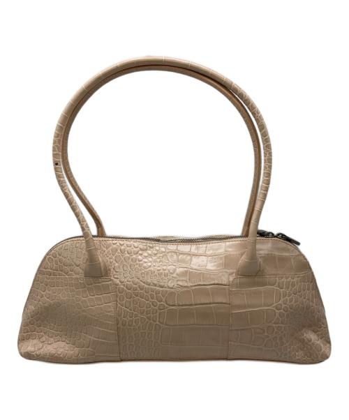 FURLA（フルラ）FURLA (フルラ) クロコ型押しバッグ ピンクの古着・服飾アイテム