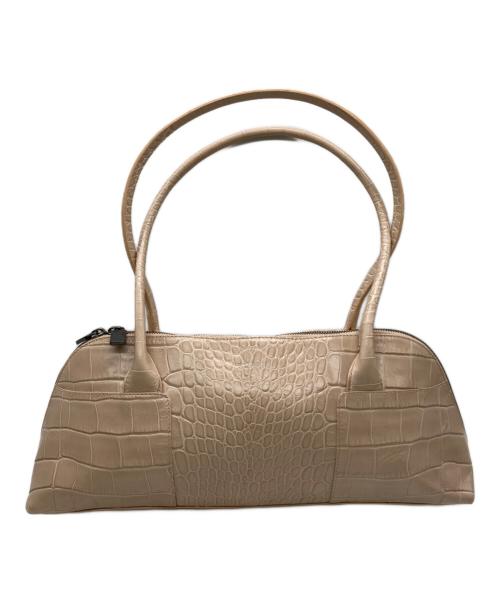 FURLA（フルラ）FURLA (フルラ) クロコ型押しバッグ ピンクの古着・服飾アイテム