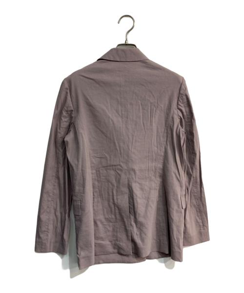 theory luxe（セオリーリュクス）theory luxe (セオリーリュクス) リネン ダブル テーラードジャケット　03-1204101 パープル サイズ:38の古着・服飾アイテム