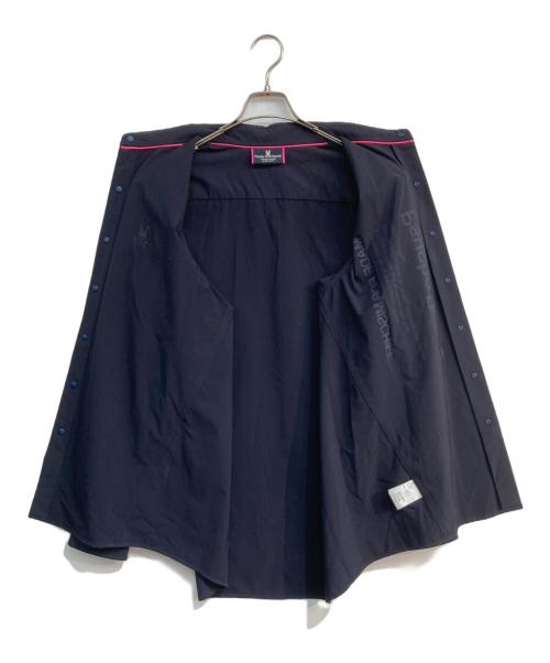 Psycho Bunny（サイコ バニー）Psycho Bunny (サイコ バニー) ナイロンシャツ ネイビー サイズ:XLの古着・服飾アイテム